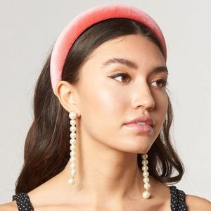 NWT Lele Sadoughi Caterpillar Pearl Earrings